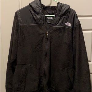 The north face fleece/wind jacket